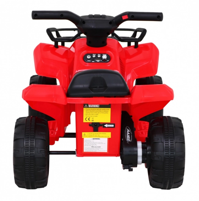 Akku-Quad Storm für Kinder Rot mit 25W Motor, MP3 USB und LED