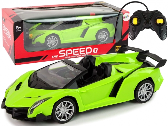 Ferngesteuertes Sportauto 1:18 Grün