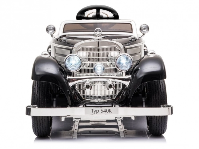 Retro-Auto auf Batterie Mercedes 540K Weiß – Schwarz