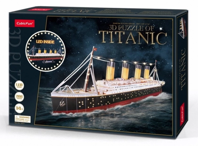 3D Puzzle Titanic mit LED