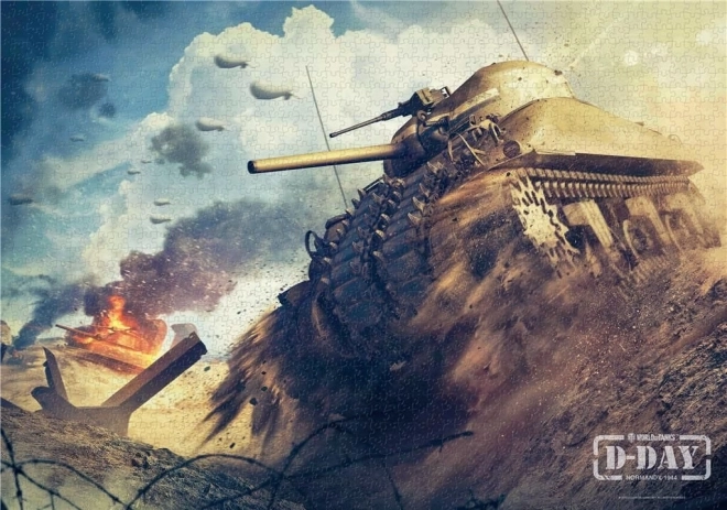 Puzzle World of Tanks: D-Day 1000 Teile