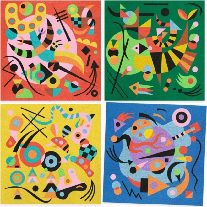 Djeco Kreativset inspiriert von Wassily Kandinsky