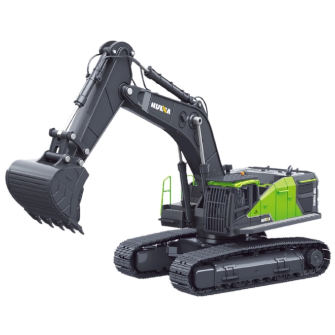 Metall-Raupenbagger Huina grün 1:50
