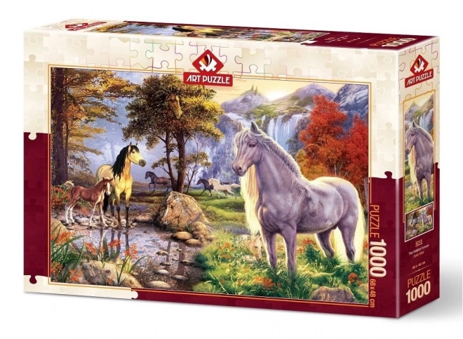 Puzzle Verborgene Pferde 1000 Teile
