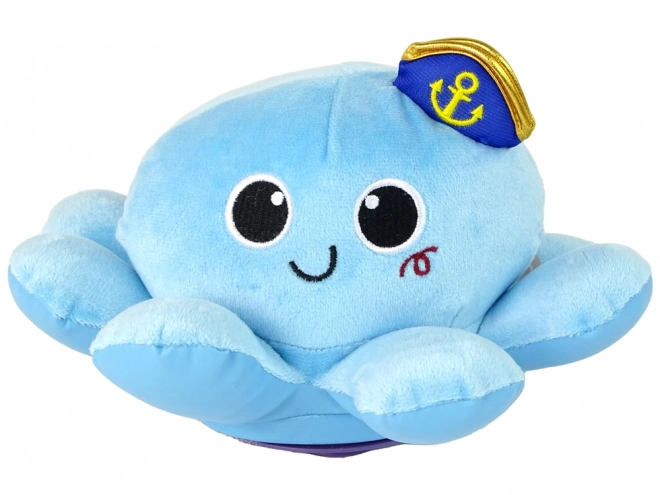 Blaue Oktopus Kuscheltiere mit Licht und Ton