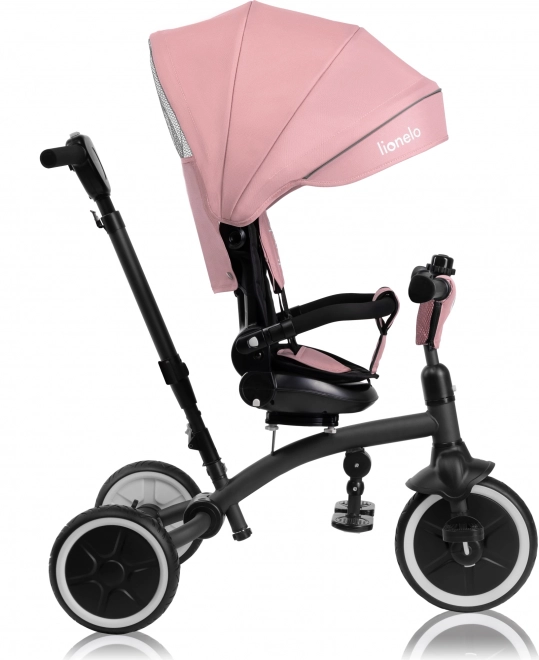 Lionelo Tris Plus 2-in-1 Dreirad in Pink Rose