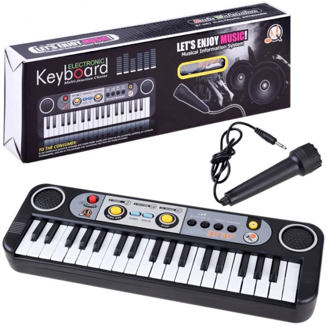 Musikalische Kinderkeyboard mit Mikrofon