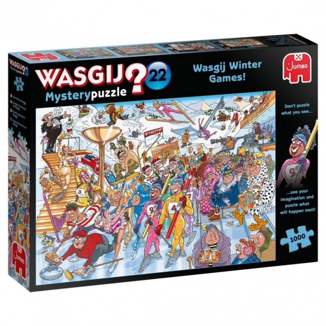 WASGIJ Mystery 22: Winterspiele Puzzle 1000 Teile