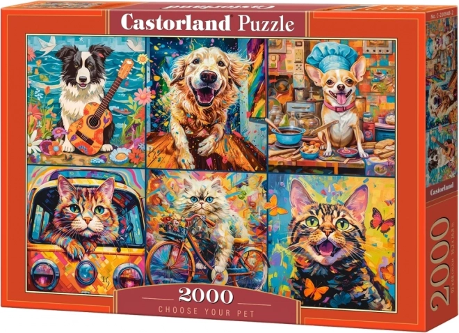 Puzzle Wähle Dein Haustier 2000 Teile