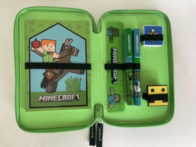 Zweistöckiges Minecraft Federmäppchen