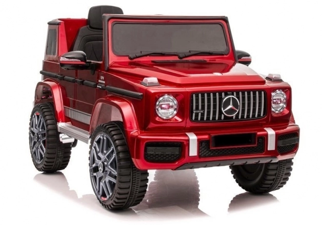 Roter Mercedes G63 AMG Elektroauto für Kinder