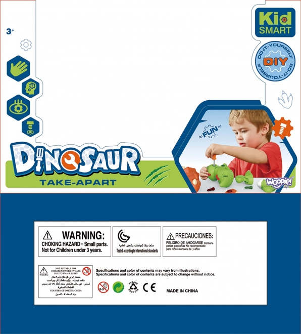 Dinosaurier-Bausatz mit Schraubenzieher