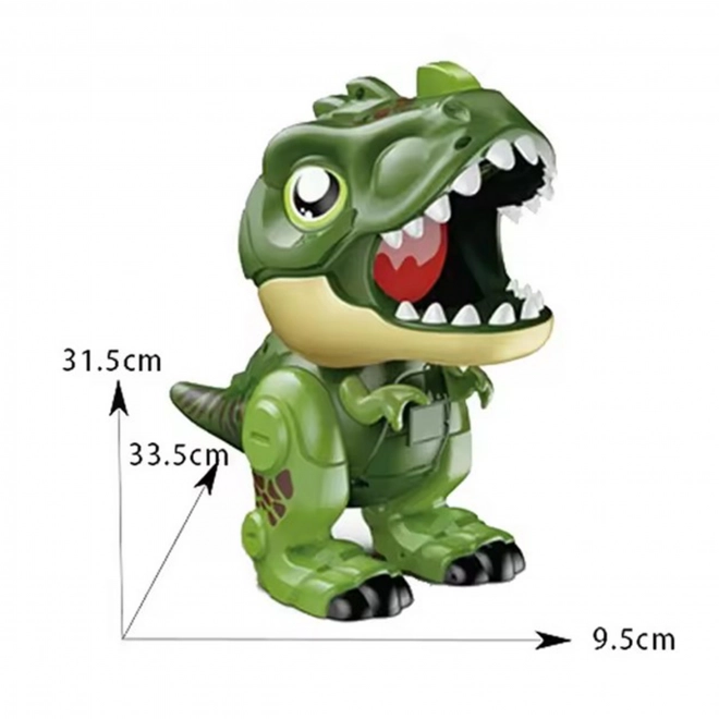 Interaktiver Schaumstoff-Kugelblaster mit Dinosaurier