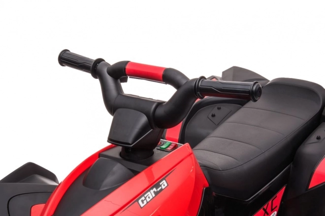 Roter Elektro-Quad für Kinder