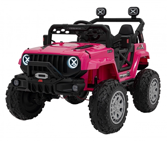 Offroad rosa elektrisches Kinderauto