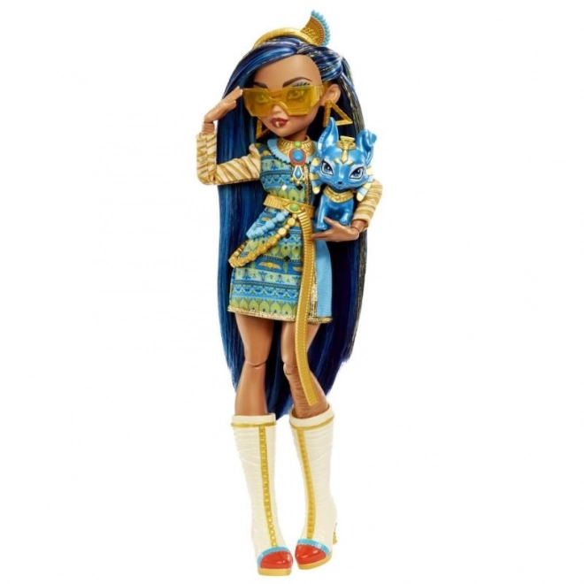 Monster High Cleo de Nile Puppe mit Hund Tut