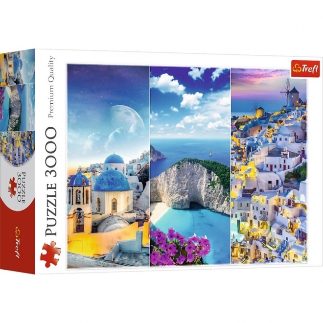 Puzzle 3000 Teile - Griechischer Urlaub