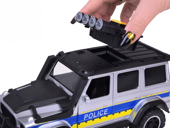 Geländewagen Polizei mit Licht und Sound