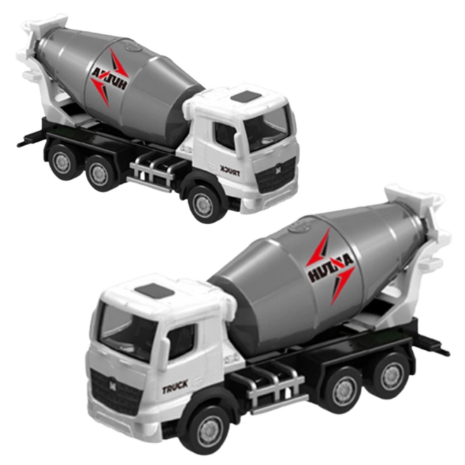 Sammlermodell Betonmischer Huina weiß 1:80