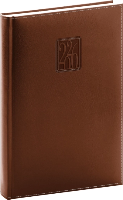 Tagesplaner Panama 2026 braun 15 x 21 cm
