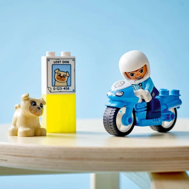 Lego Duplo Stadt - Polizeimotorrad