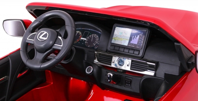 Lexus LX570 Lackiertes Auto für 2 Kinder Rot + Fernbedienung + EVA Räder + MP3 LED Radio