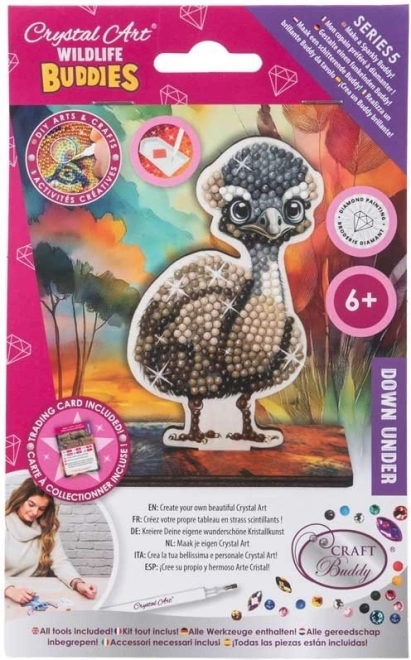 Diamantmalerei Emu - Crystal Art