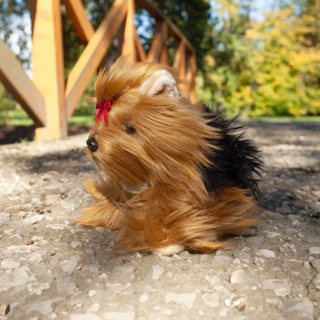 Sitzender Plüsch Yorkshire Terrier 23 cm