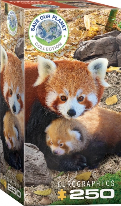 Puzzle Rettet unseren Planeten: Roter Panda XL 250 Teile