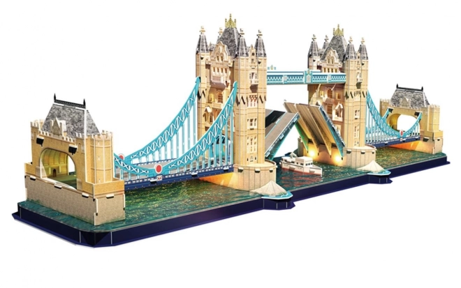 3D-Puzzle Tower Bridge mit LED