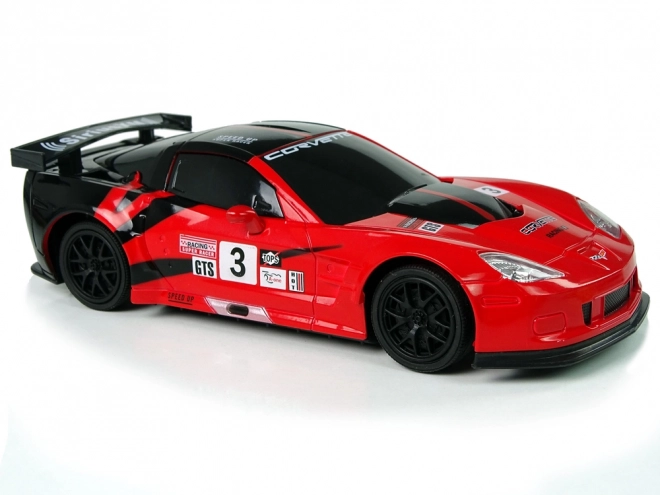 Ferngesteuertes Sportauto 1:24 Corvette C6.R Rot mit Licht