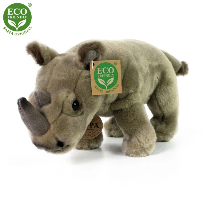 Stehendes Plüsch-Nashorn 23 cm Eco-Friendly