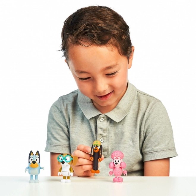 Bluey Spielfiguren 4er-Pack Freunde