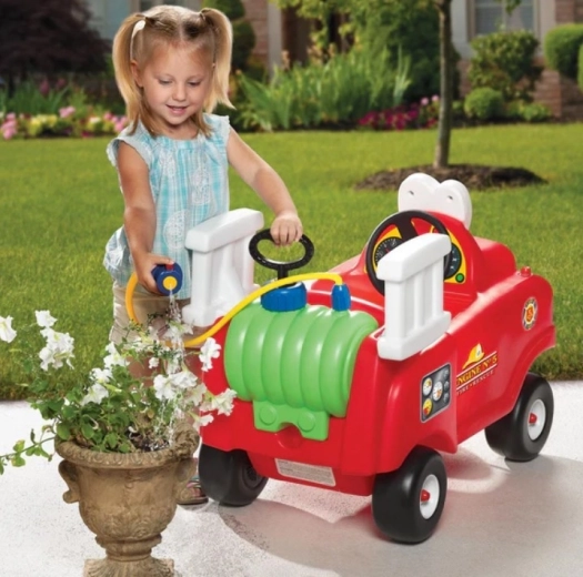 Funktionierender Wasserschlauch mit Drucktank