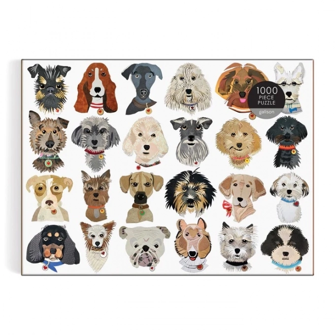 Papier Hunde Puzzle 1000 Teile