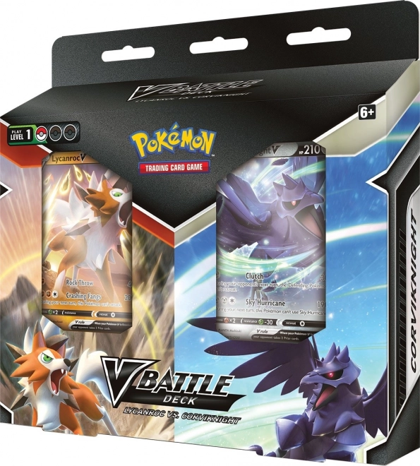 Pokémon V Battle Deck Bundle: Lycanroc vs. Corviknight