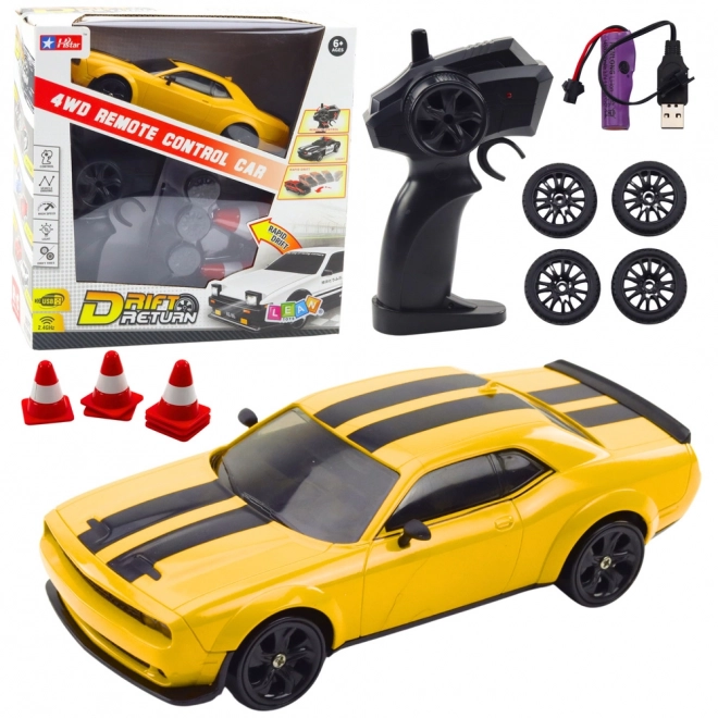 Zubehör drift RC Auto 4WD Gelb