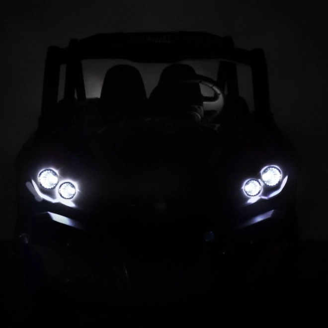 Buggy SuperStar pro Kinder Blau + MP4 + Allradantrieb 4x4 + Fernbedienung + Kofferraum + LED + Türschloss