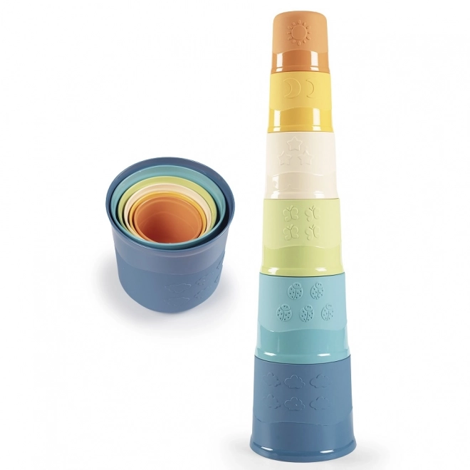 Smoby little green set boot turm-sortierer bioplastik