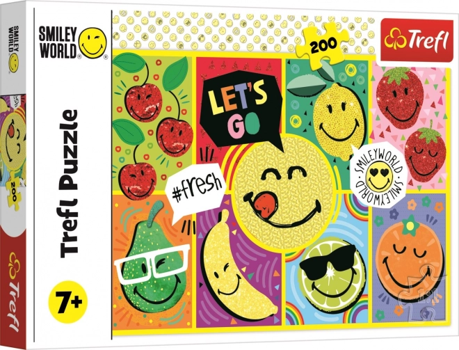 Fröhlicher Smiley Puzzle - 200 Teile