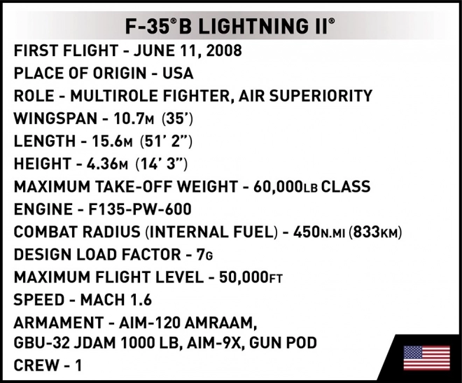 Armed Forces F-35B Lightning II Bausatz