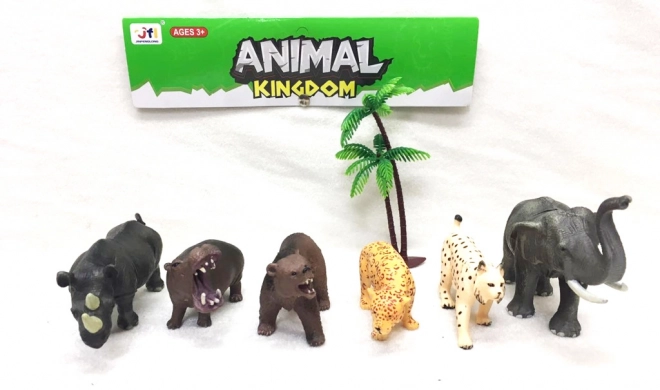 Set aus 6 Wildtieren