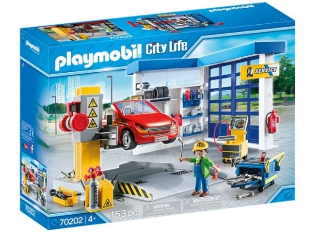 City Life Autowerkstatt Spielset