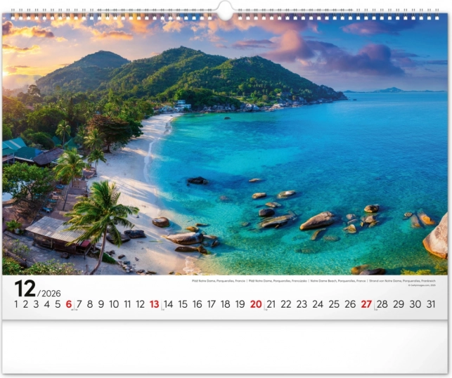 Wandkalender Meer 2026