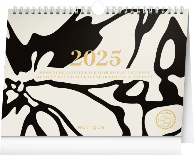 Notique Planer Kalender Abstrakt 2025 30 x 21 cm