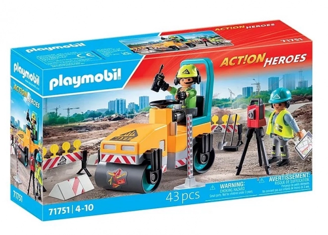 Spielzeug Set Action Heroes Straßenbau