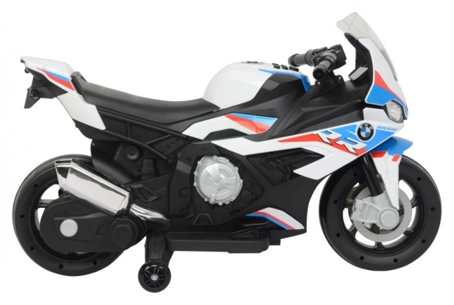 Elektrisches Motorrad für Kinder BMW S1000RR Weiß