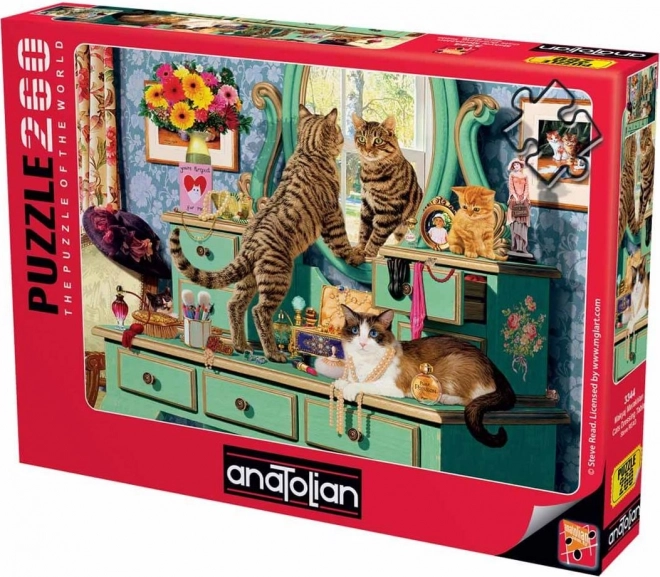 Puzzle Katzen Schminktisch 260 Teile