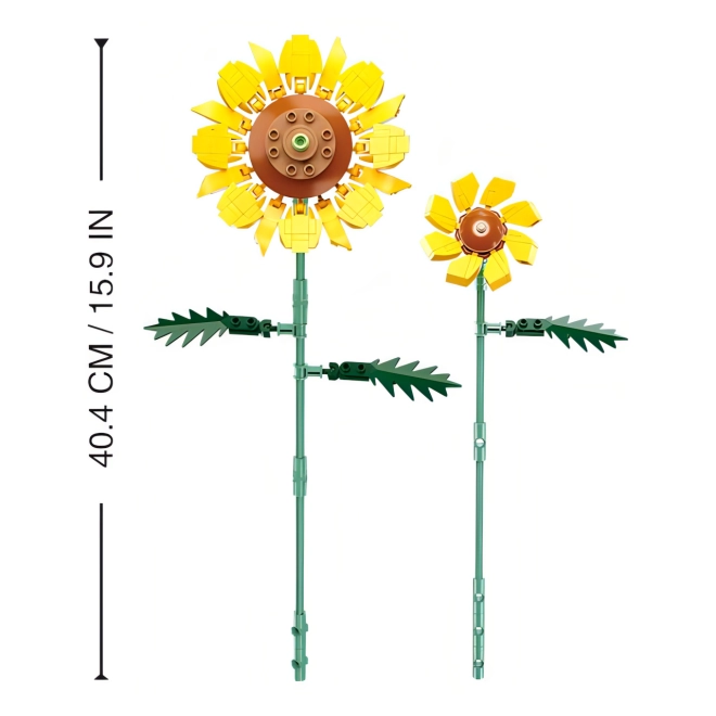 Detailreiche Sonnenblumen, die nie verwelken