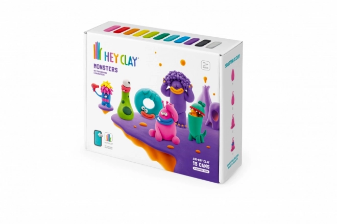 Knetset HEY CLAY Monsterfiguren